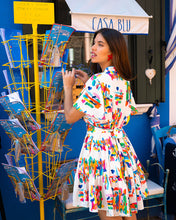 Load image into Gallery viewer, Helena Dress (White Paintings)
