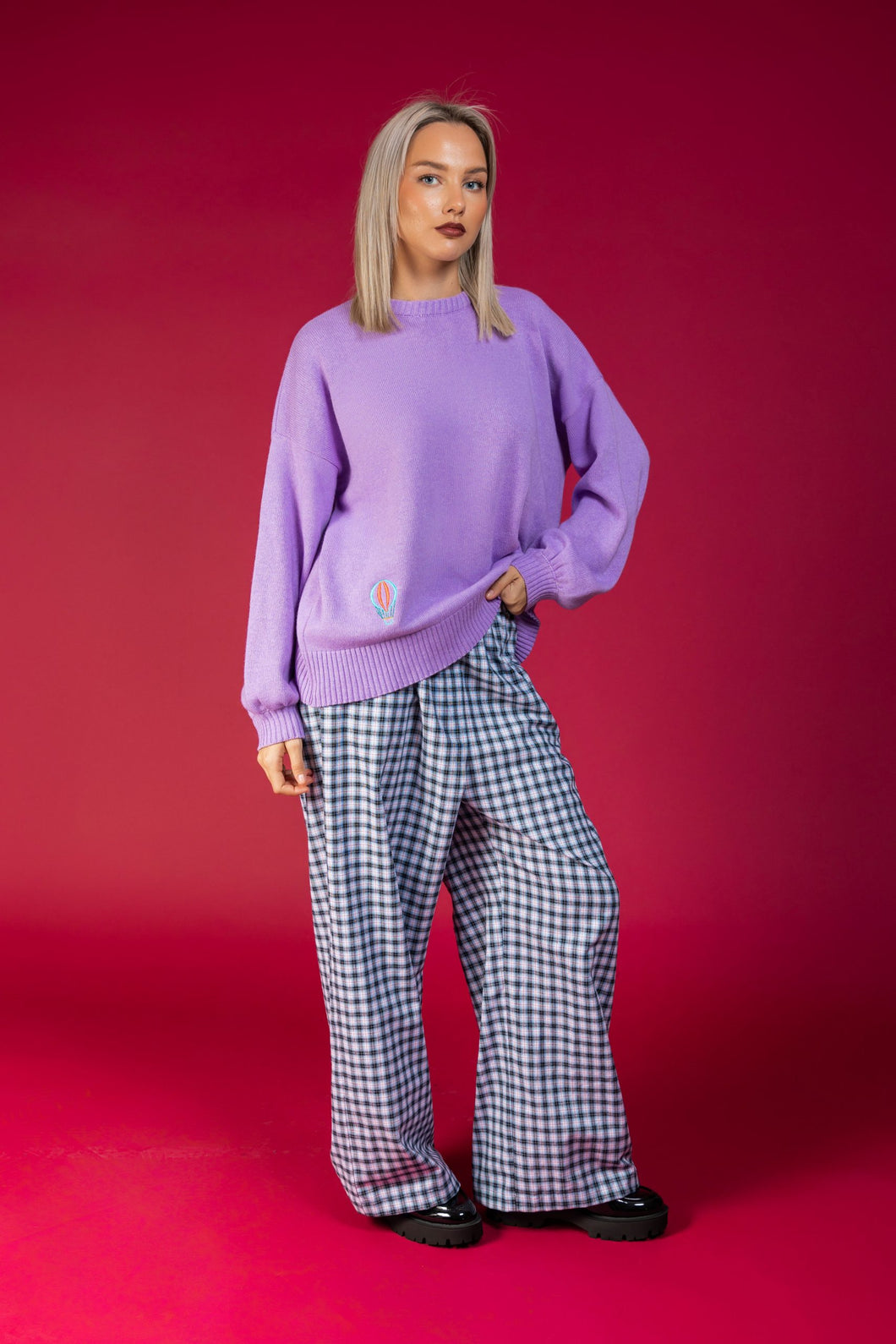 Maira Sweater (Violet)