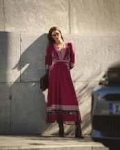 Load image into Gallery viewer, Vintage Wine Dress

