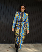 Load image into Gallery viewer, Barocco Blue Dress
