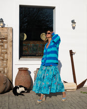 Load image into Gallery viewer, Jays Cardigan (Blue &amp; Turquoise)
