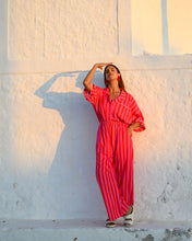 Load image into Gallery viewer, Vicky Trousers (Red-Pink)
