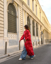 Load image into Gallery viewer, Irina Cardigan Dress (Red/Pink)
