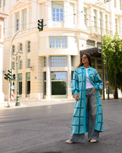 Load image into Gallery viewer, Irina Cardigan Dress (Veraman/Blue)
