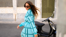 Load image into Gallery viewer, Irina Cardigan Dress (Veraman/Blue)
