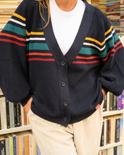 Load image into Gallery viewer, Jays Cardigan (Blue Black)

