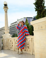 Load image into Gallery viewer, Milena Dress (Red/Blue)
