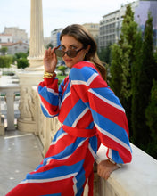 Load image into Gallery viewer, Milena Dress (Red/Blue)
