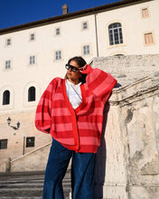 Load image into Gallery viewer, Jays Cardigan (Red &amp; Pink Coral)
