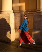 Load image into Gallery viewer, Julia Skirt (Red Stripes)
