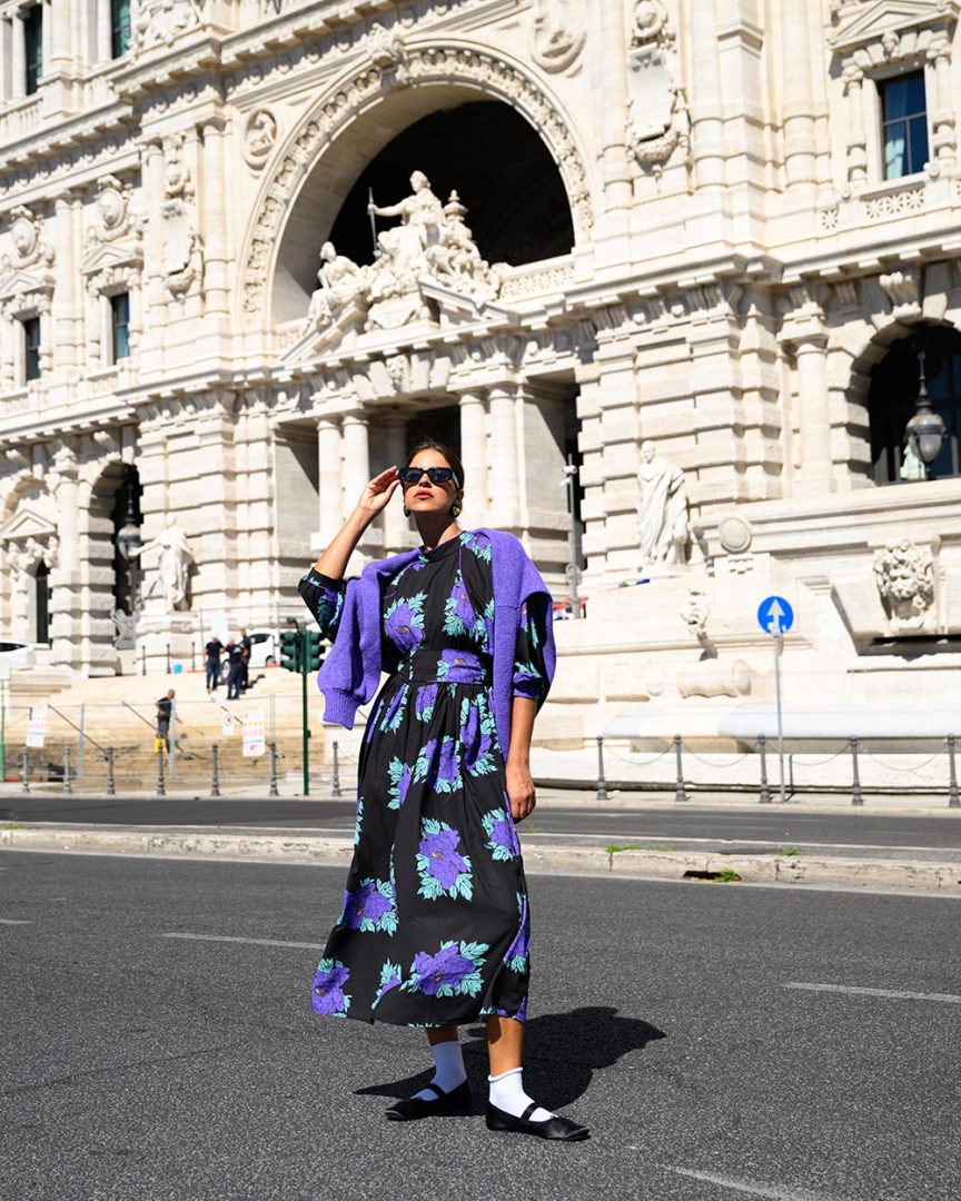 Maya Dress (Violet)