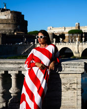 Load image into Gallery viewer, Milena Dress (Red &amp; White)
