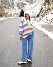 Load image into Gallery viewer, Aria Cardigan (Multi Stripes)
