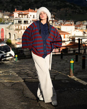 Load image into Gallery viewer, Vera Cardigan (Blue Stripes)
