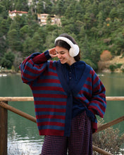 Load image into Gallery viewer, Vera Cardigan (Blue Stripes)
