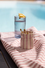 Load image into Gallery viewer, Cabana Candle &quot;Grecian Sand&quot; Lavender Stripped
