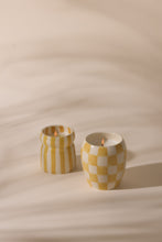 Load image into Gallery viewer, Cabana Candle &quot;Gold Coast&quot; Ochre Stripped

