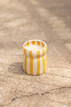 Load image into Gallery viewer, Cabana Candle &quot;Gold Coast&quot; Ochre Stripped

