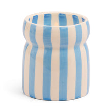 Load image into Gallery viewer, Cabana Candle &quot;Lost at Sea&quot; Blue Stripped
