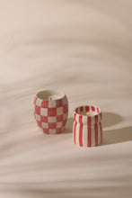 Load image into Gallery viewer, Cabana Candle &quot;Hibiscus Bay&quot; Red Stripped
