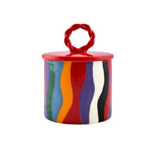 Load image into Gallery viewer, Veronica Ceramic Jar (Red Twist)
