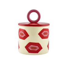 Load image into Gallery viewer, Monica Ceramic Jar (Pink Ring)
