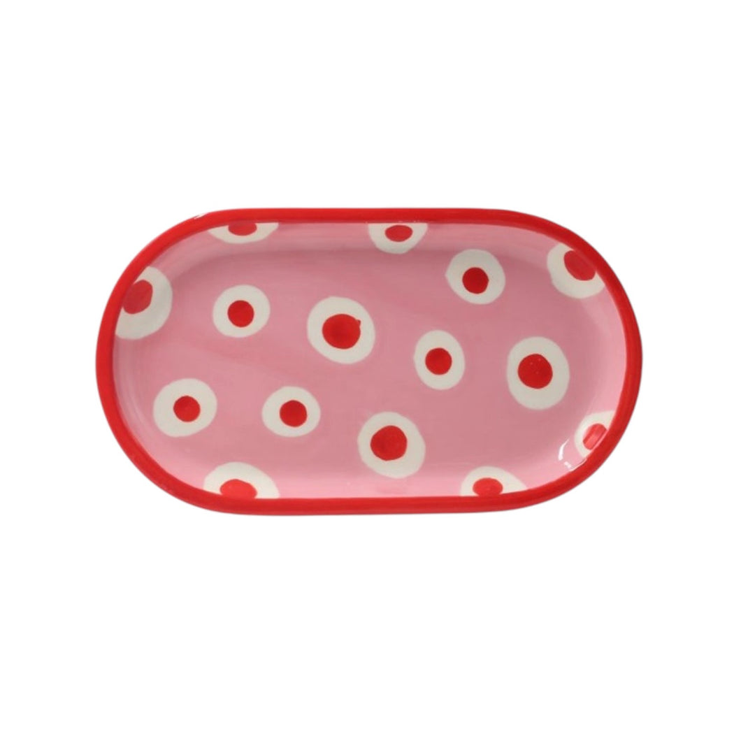 Marcela Ceramic Tray (Dancing Dots)