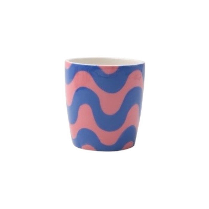 Valentina Ceramic Mug (Rio Retro Blue)