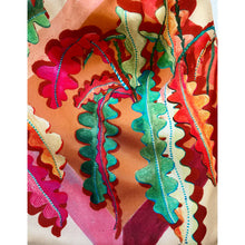 Load image into Gallery viewer, Fern Cream &amp; Champagne Silk Luxury Fringe Handbag
