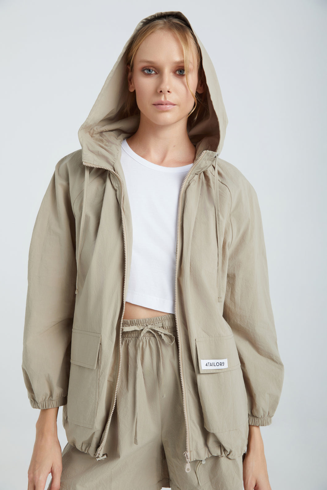 Wrinkles Jacket (Beige)