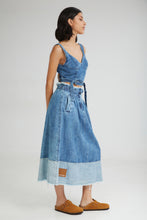 Load image into Gallery viewer, The Soft Serve Skirt Denim
