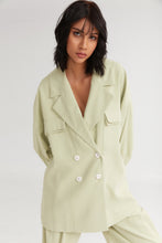 Load image into Gallery viewer, The Melted IceCream Oversized Blazer (Mint)
