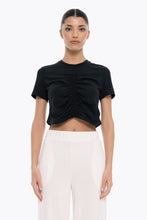 Load image into Gallery viewer, Connect me Crop Top (Black)
