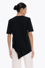 Load image into Gallery viewer, Connect me Ruffle Top (black)
