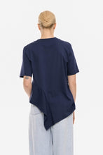 Load image into Gallery viewer, Connect me Ruffle Top (Navy)
