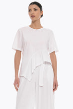 Load image into Gallery viewer, Connect me Ruffle Top (White)
