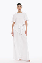 Load image into Gallery viewer, Connect me Ruffle Top (White)
