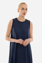 Load image into Gallery viewer, Connect me Sleveless Dress (Navy)
