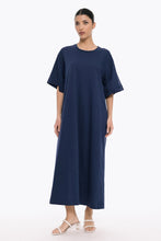 Load image into Gallery viewer, Connect me Straight Dress (Navy)
