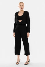 Load image into Gallery viewer, Ringline Cropped Pants (Black)
