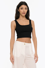 Load image into Gallery viewer, Afterring Crop Top (Black)
