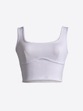 Load image into Gallery viewer, Afterring Crop Top (White)
