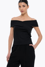 Load image into Gallery viewer, Afterring Off Shoulders Top (Black)
