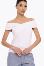 Load image into Gallery viewer, Afterring Off Shoulders Top (White)
