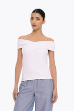 Load image into Gallery viewer, Afterring Off Shoulders Top (White)
