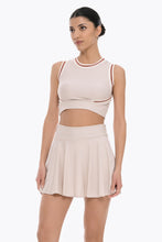 Load image into Gallery viewer, Toneline Crop Top (Ecru)
