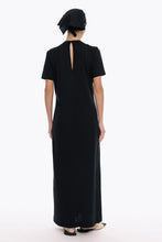 Load image into Gallery viewer, Connect Me Neck Gathering Dress (Black)

