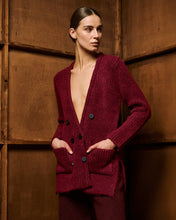Load image into Gallery viewer, Olbia Cardigan (Bordeaux)
