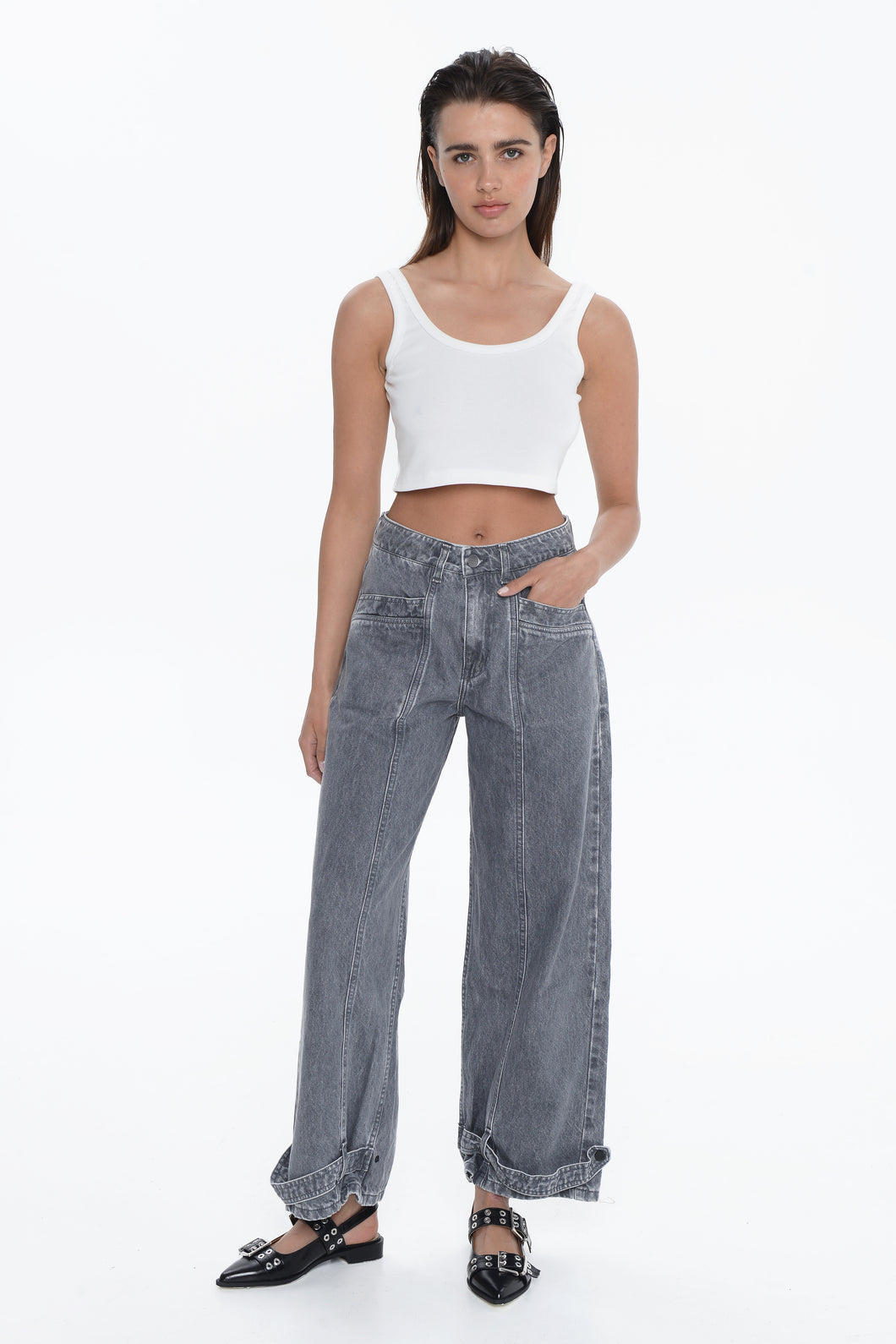 Skylar Denim (Stone Black)