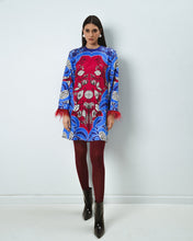 Load image into Gallery viewer, Blue Swan Mini Dress
